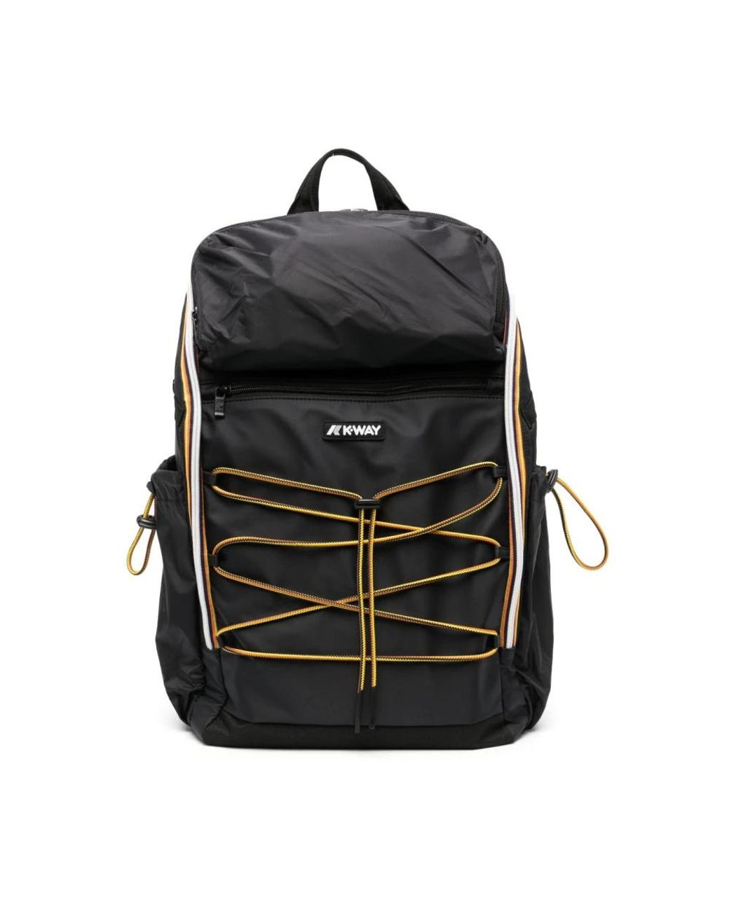 K-Way Black Backpacks for men