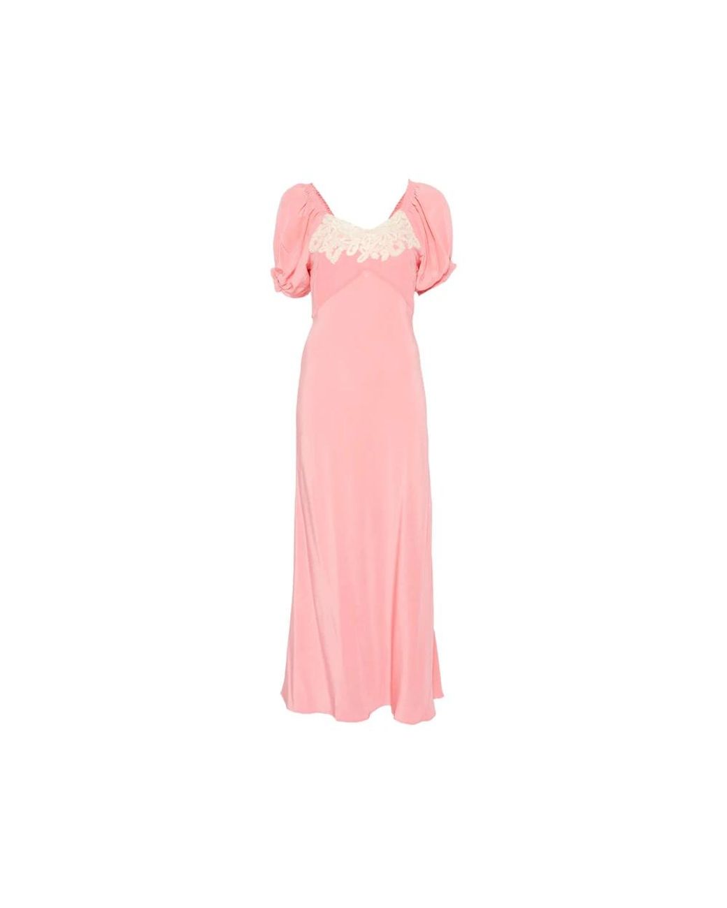 Rixo Kleedjes ,Roze ,Short Sleeve Gown in het Pink
