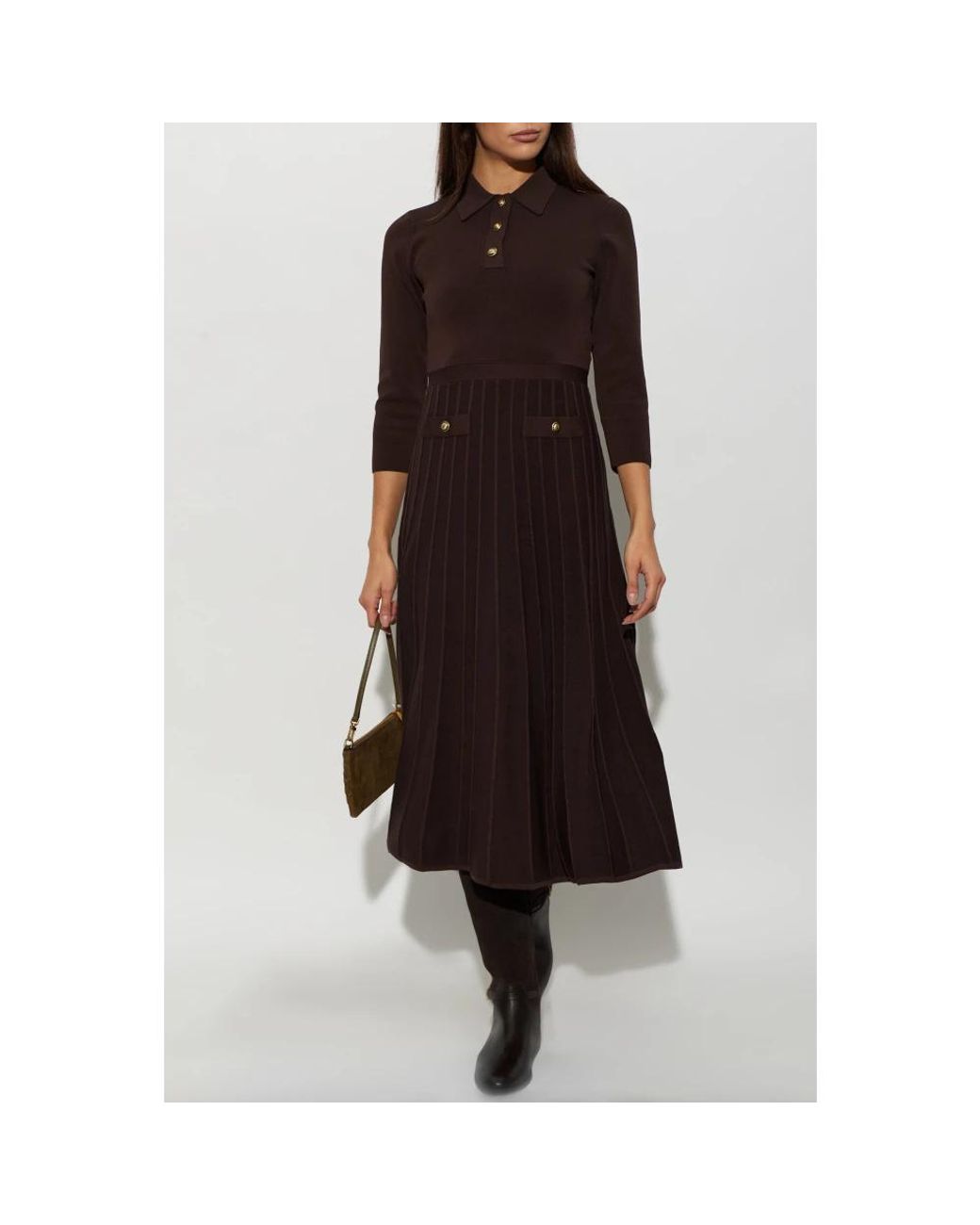 Michael Kors Brown Knitted Dresses