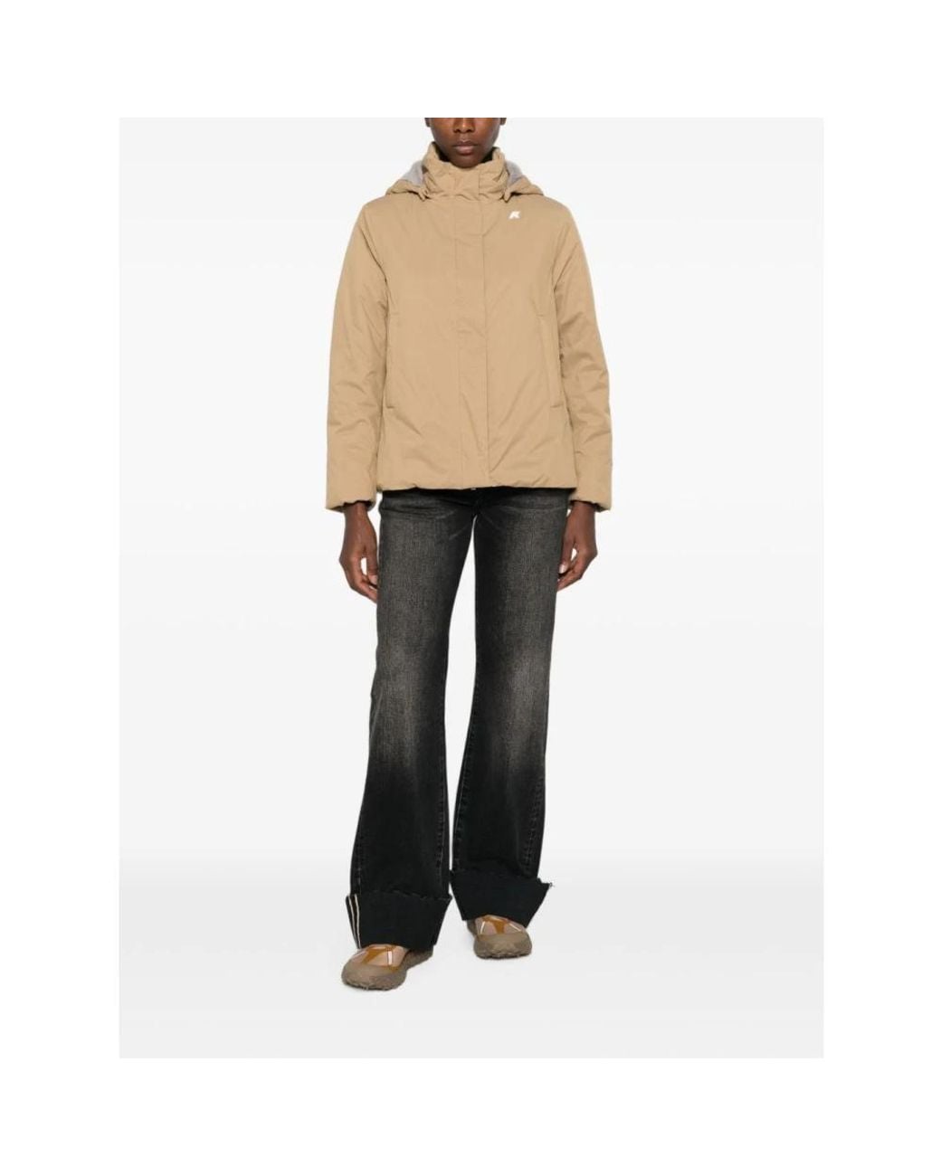 Light Jackets K-Way de color Natural