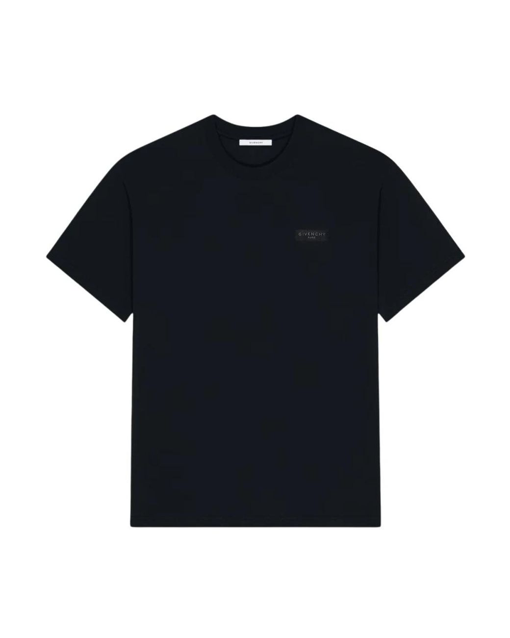 Givenchy Branded Katoenen T-Shirt in het Black voor heren