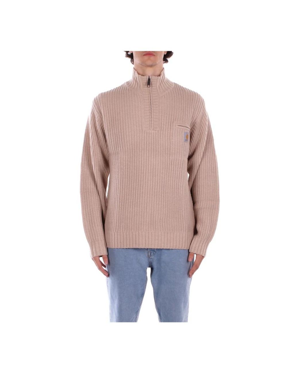 Carhartt Natural V-Neck Knitwear for men