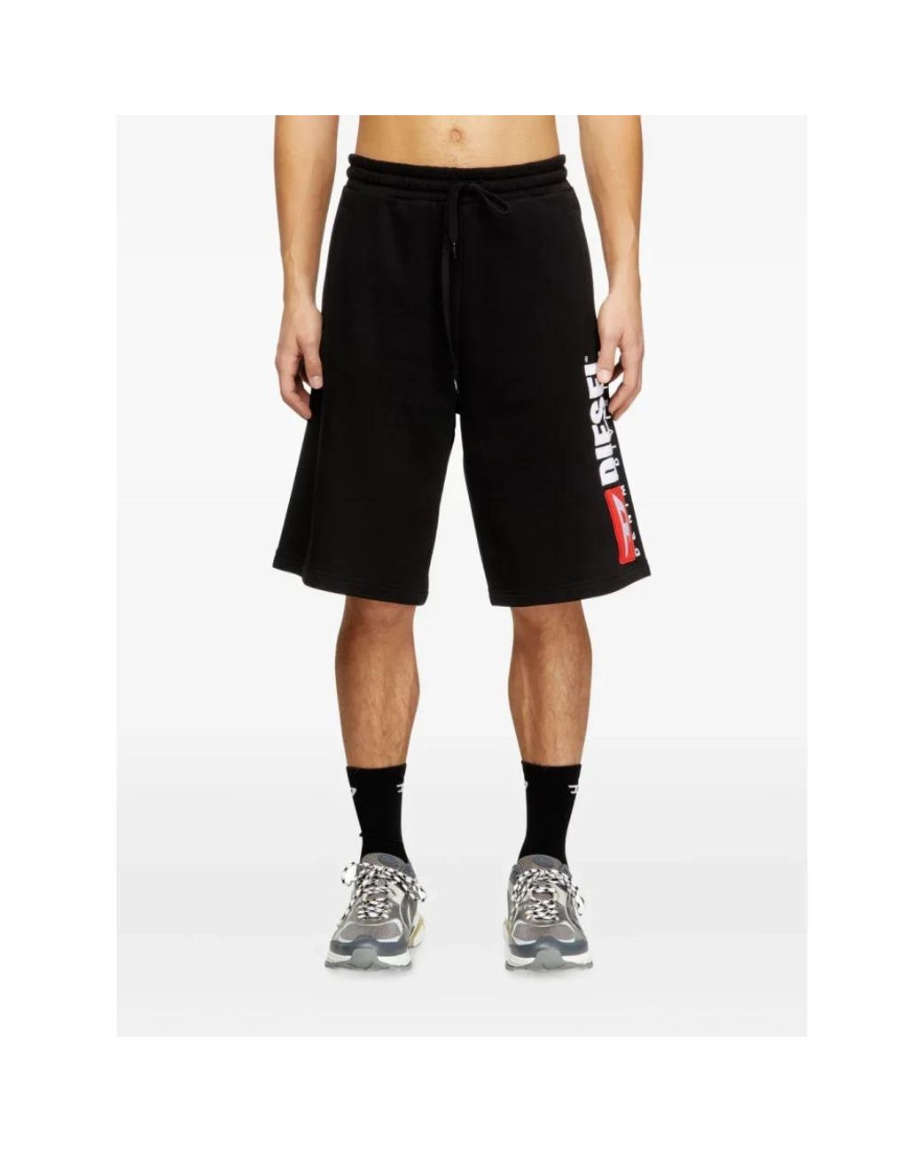 DIESEL Black Casual Shorts for men