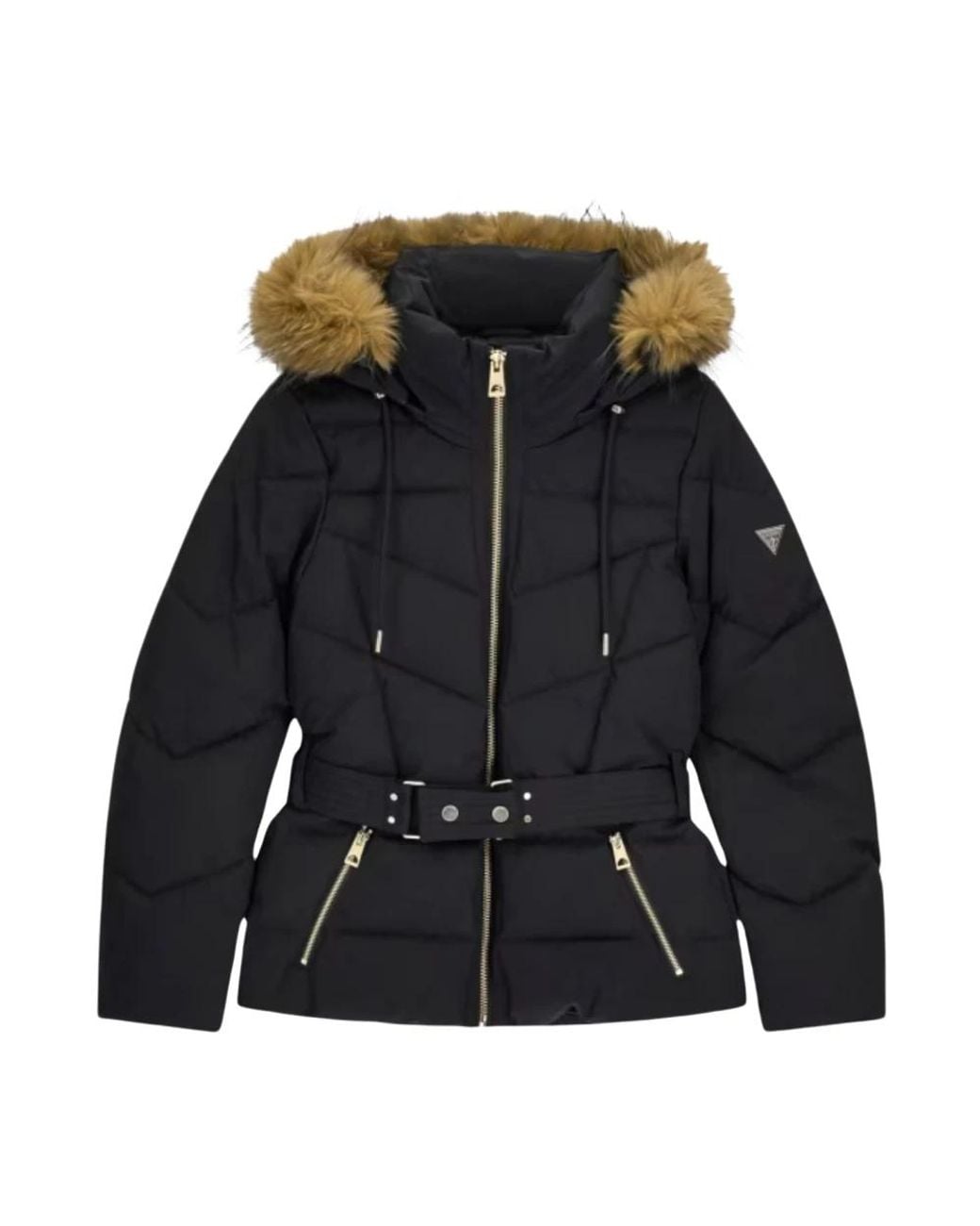 Guess Black Winter Jackets