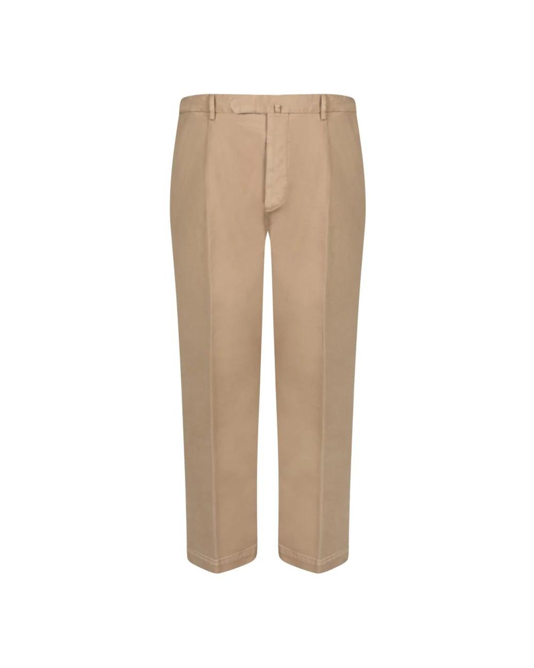 Dell'Oglio Natural Cropped Trousers for men