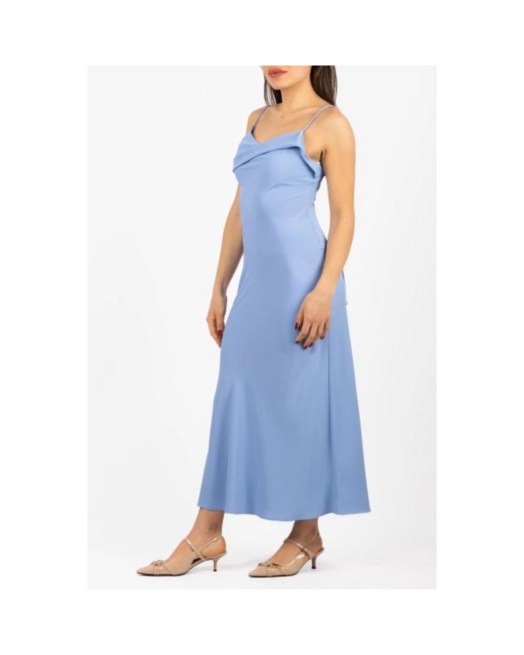 Hanita Blue Maxi Dresses