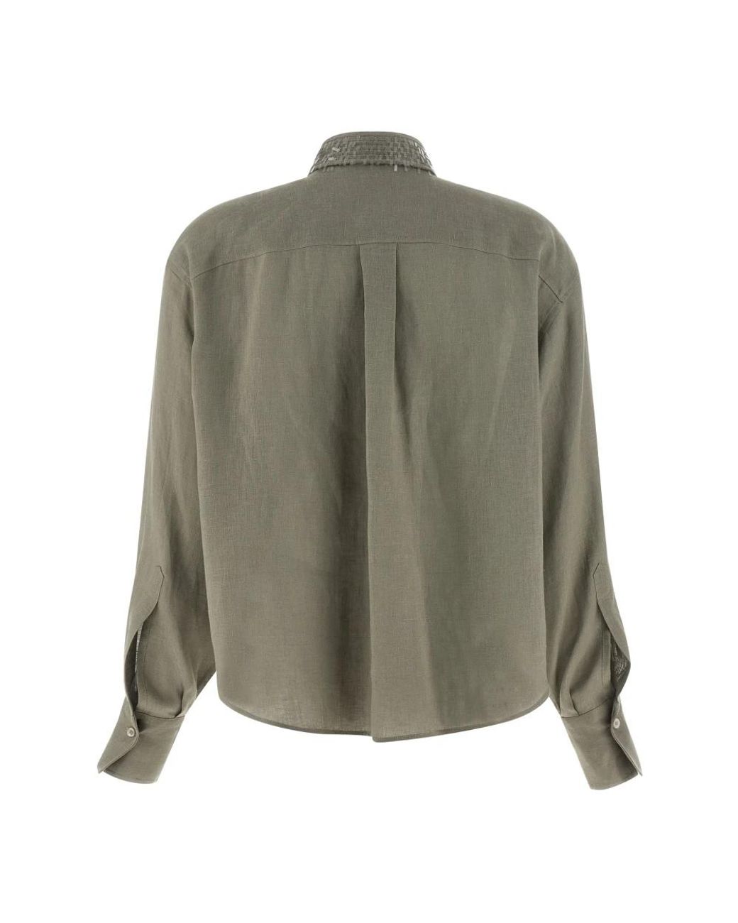 Shirts Brunello Cucinelli de color Green