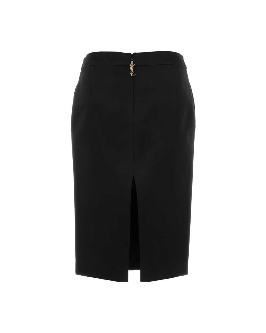 Saint Laurent Black Midi Skirts