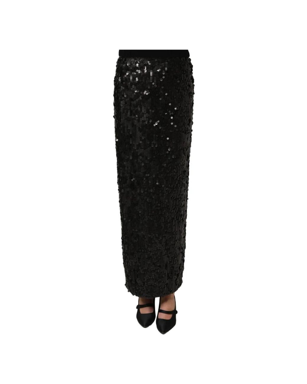 Dolce & Gabbana Black Maxi Skirts