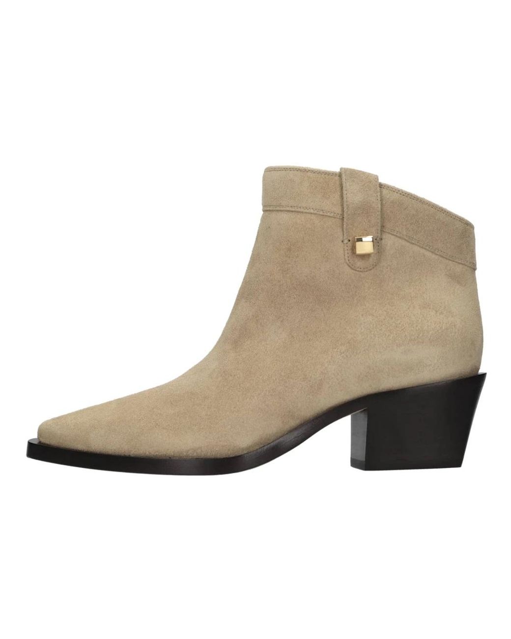 Maison Skorpios Natural Cowboy & Biker Boots