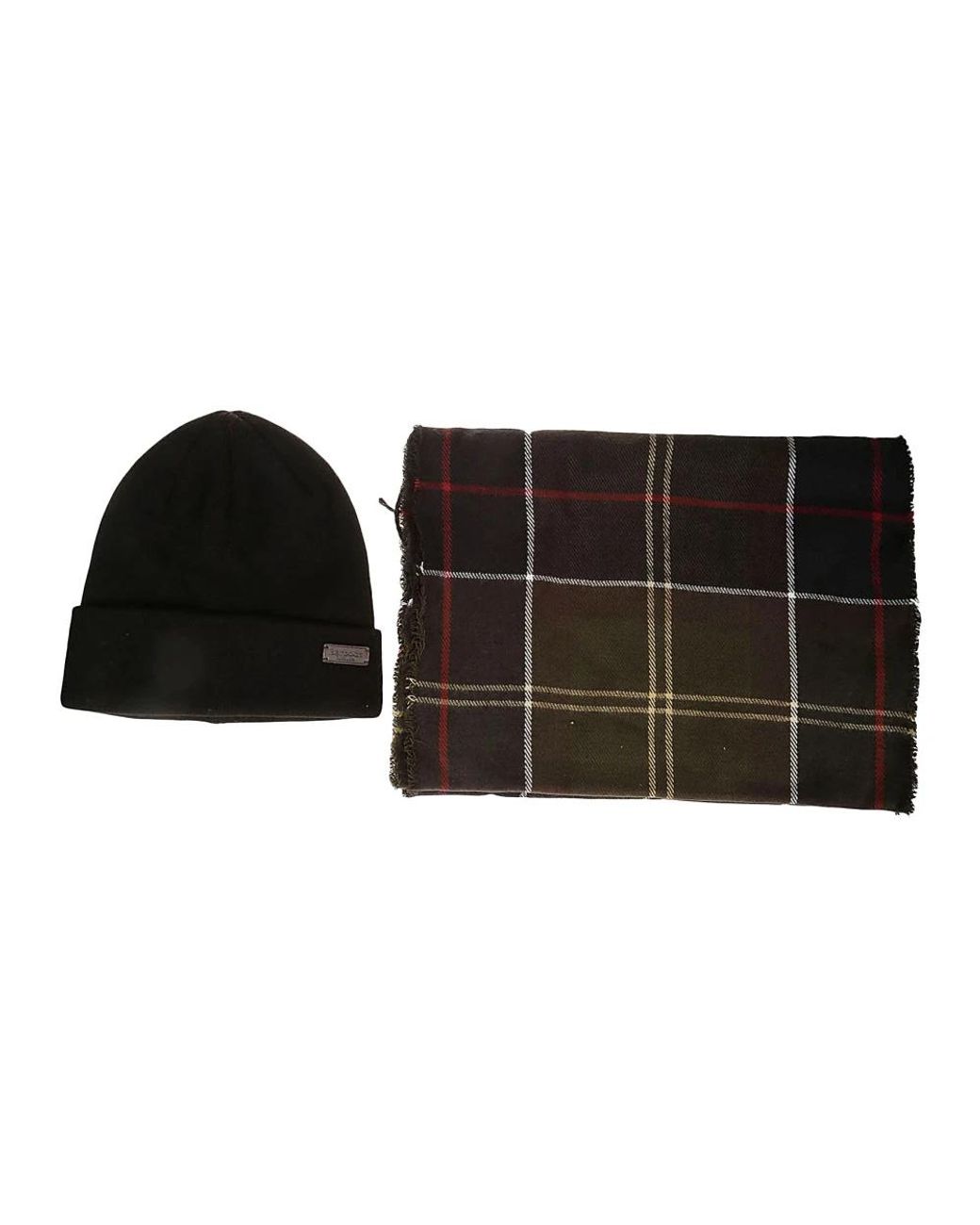 Barbour Black Beanies for men