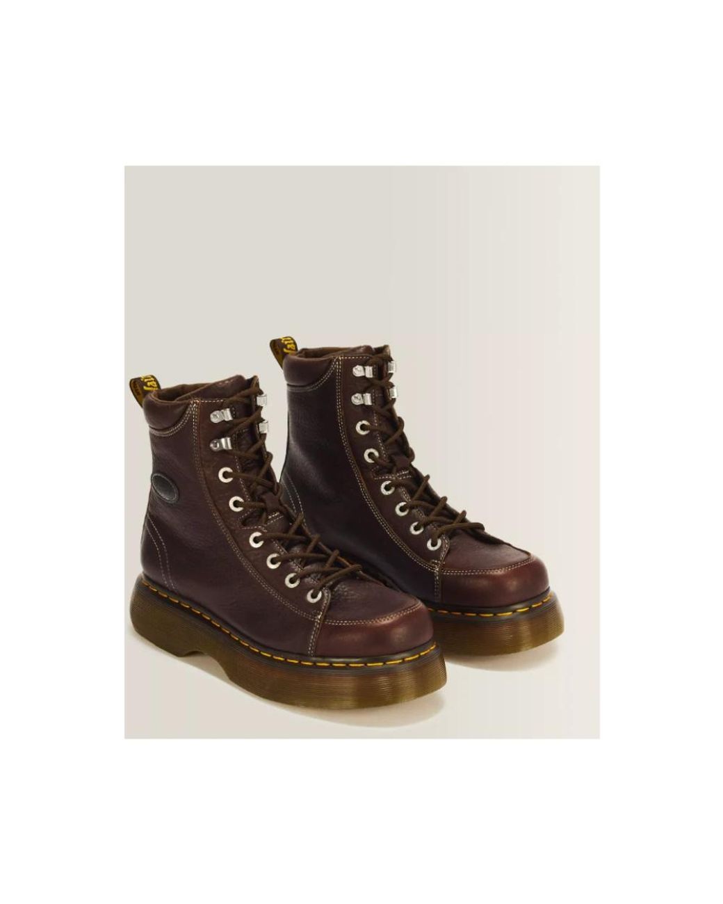 Dr. Martens Brown Lace-Up Boots