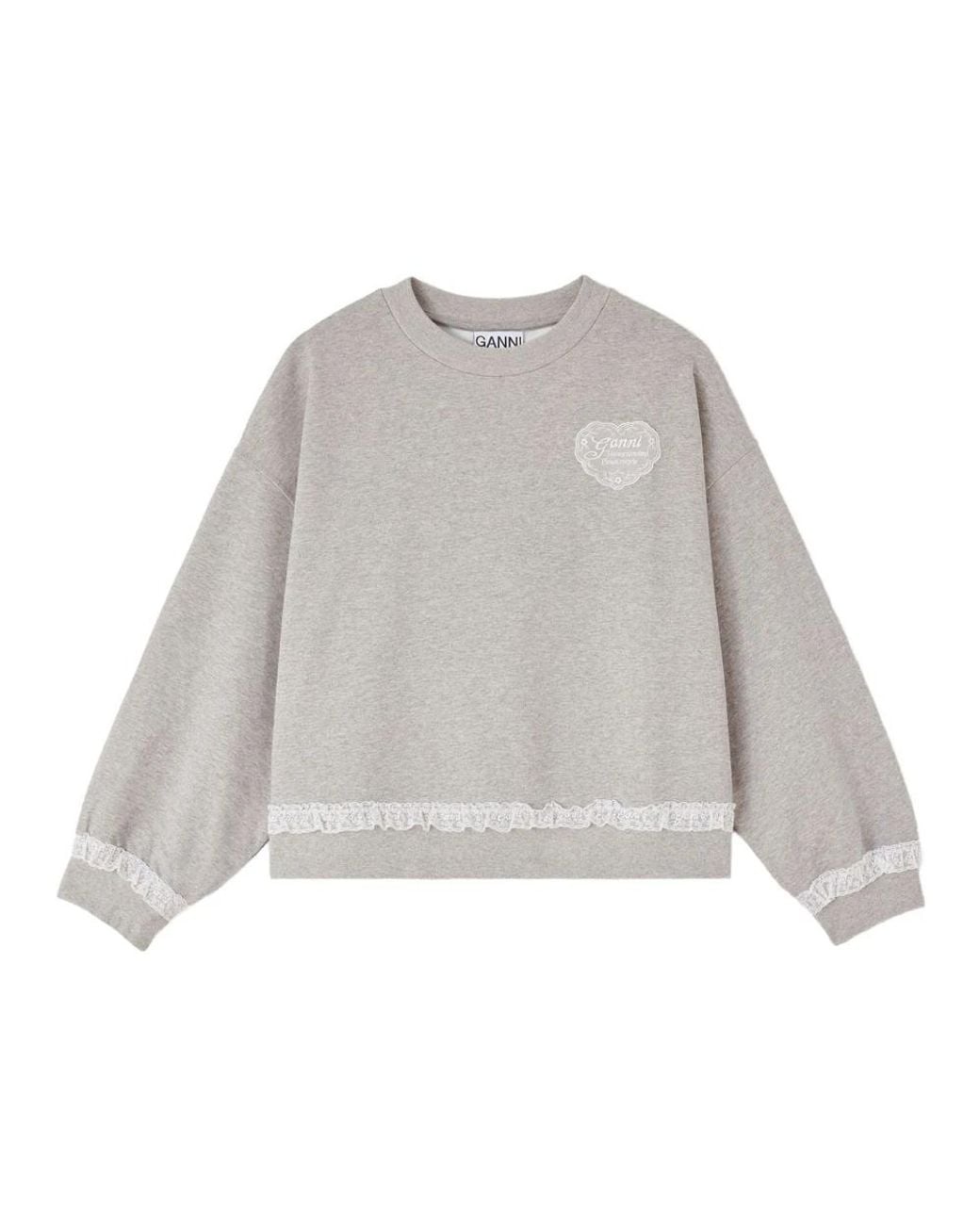 Ganni Gray Sweatshirts
