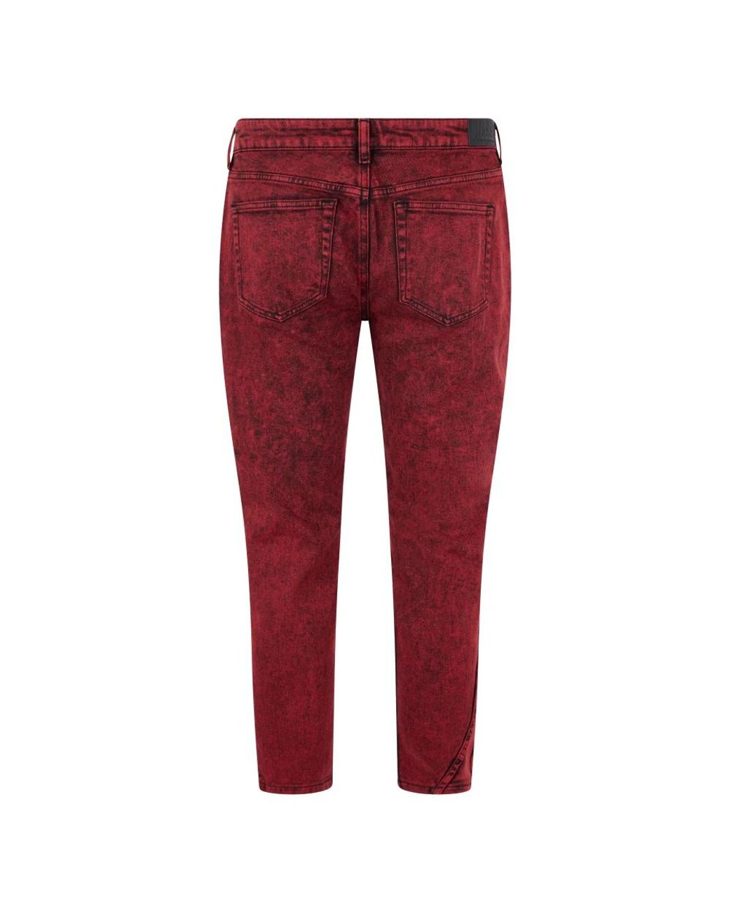 DIESEL Red Cropped Jeans for men