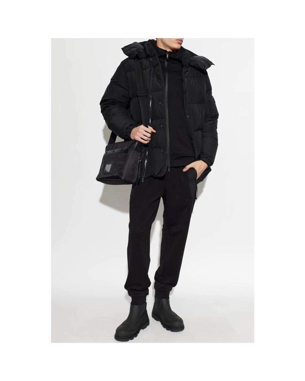 Zip-Throughs Moncler de hombre de color Black