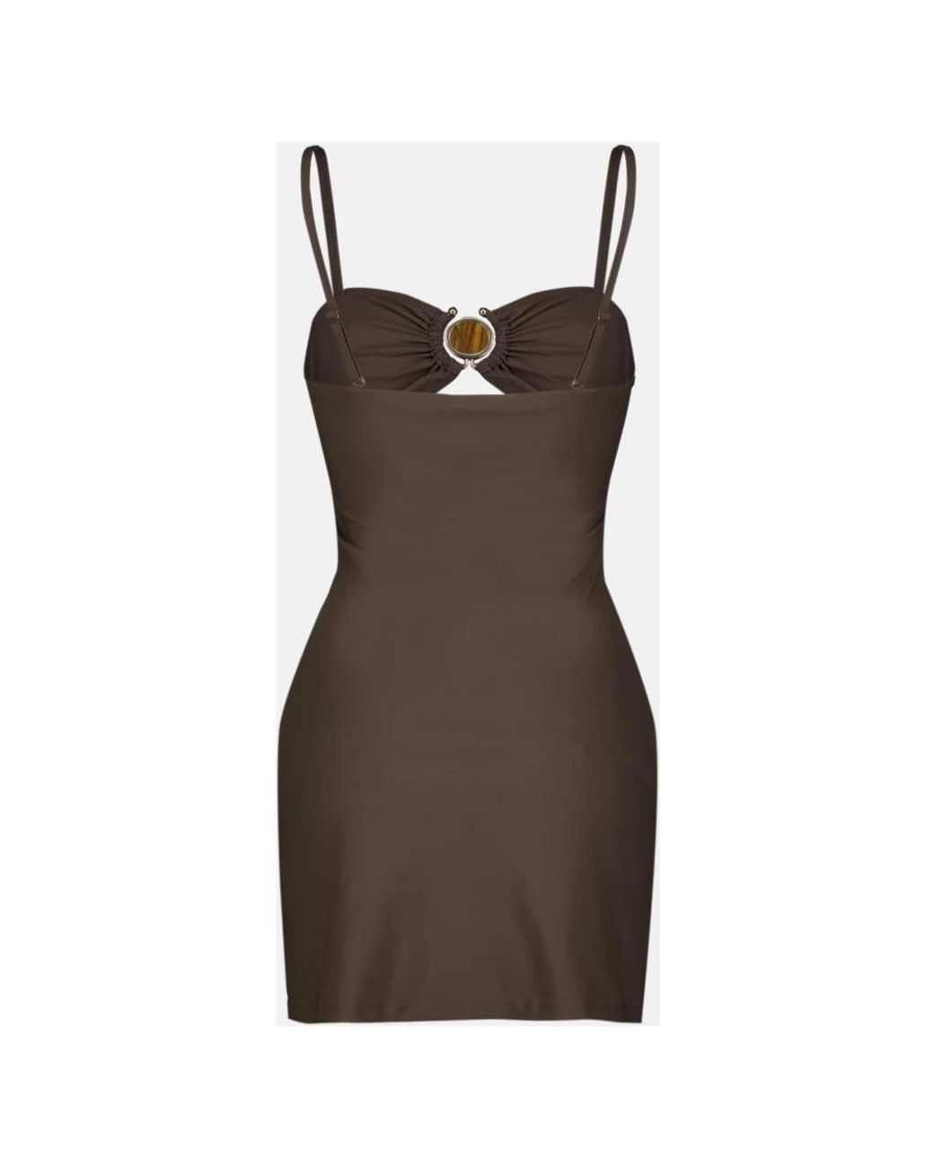 Party Dresses Christopher Esber de color Brown