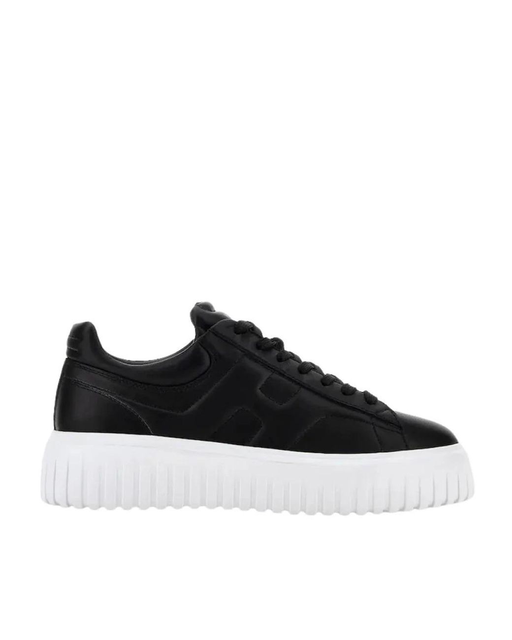 Hogan Black Sneakers H-Stripes for men