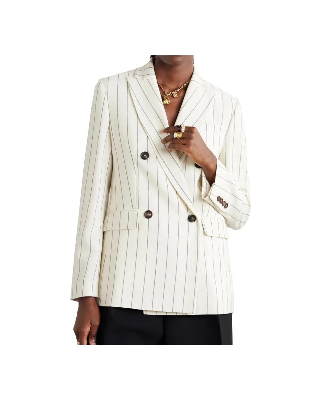 Brunello Cucinelli White Blazers