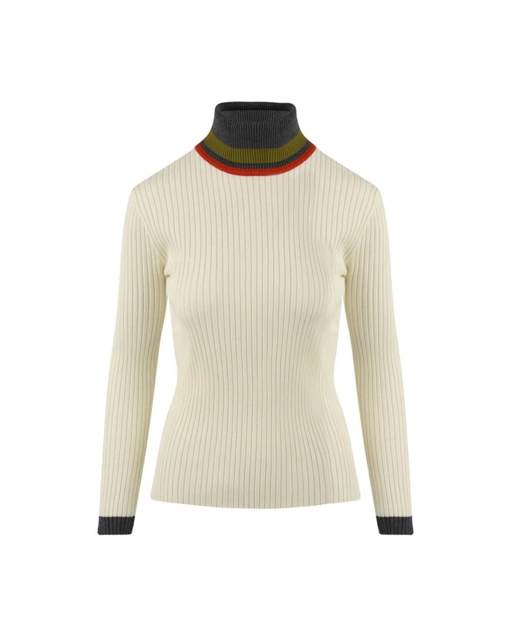 Beatrice B. Natural Turtlenecks