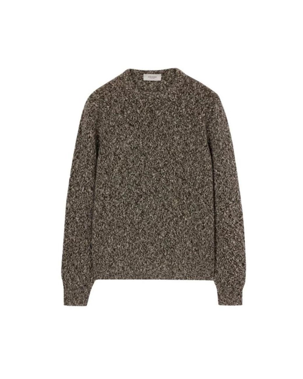Agnona Gray Round-Neck Knitwear for men