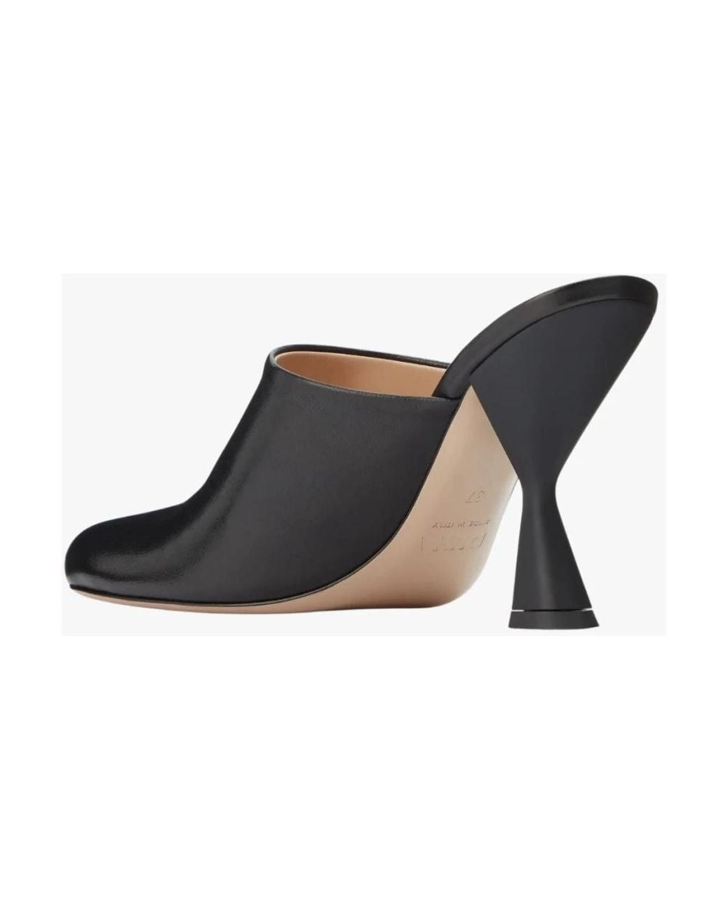 DUHA Black Sculpted Mule