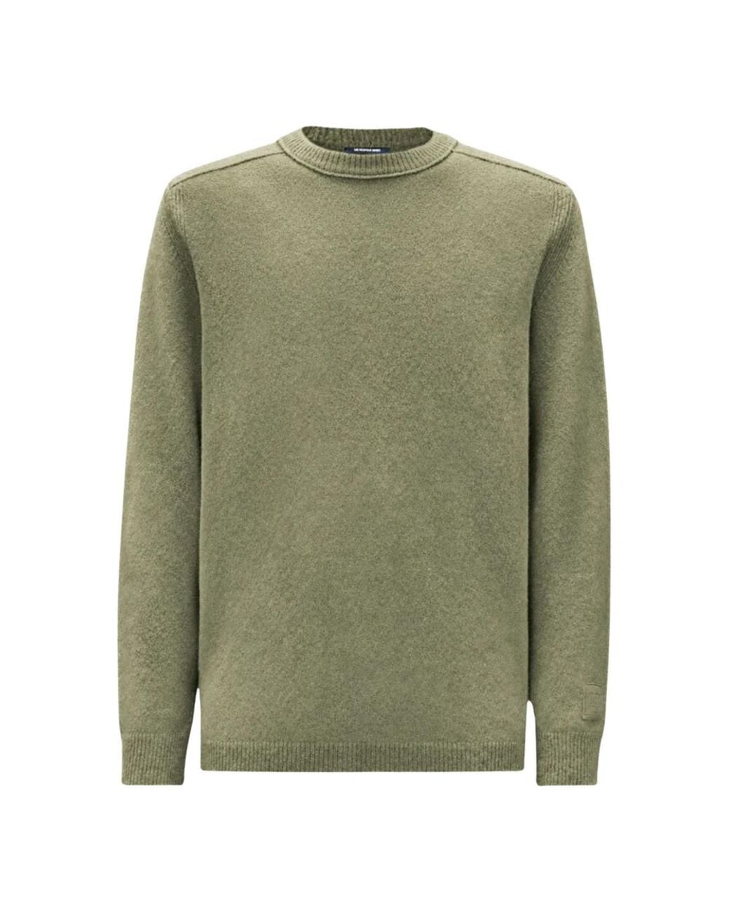 C P Company Green Round-Neck Knitwear for men