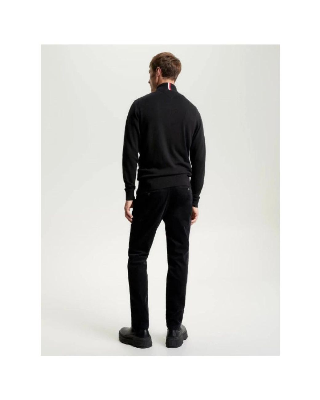 Cardigans Tommy Hilfiger de hombre de color Black