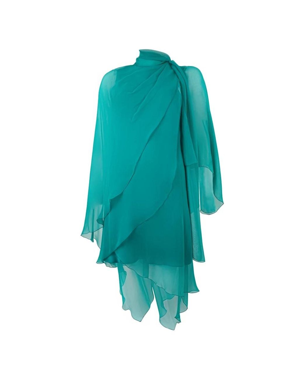 Alberta Ferretti Blue Short Dresses