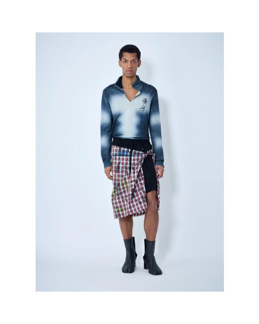 Vivienne Westwood Blue Bermudas for men