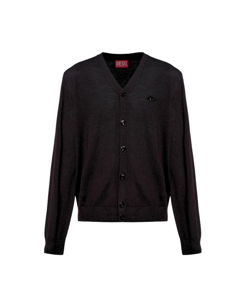DIESEL Black Cardigans for men