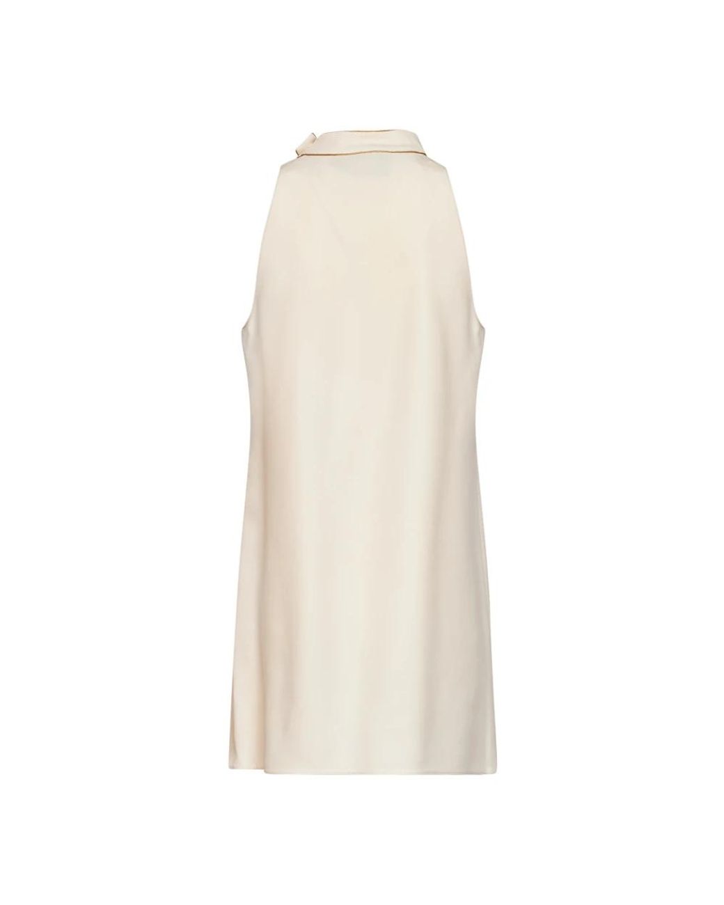 Valentino Natural Sleeveless Tops
