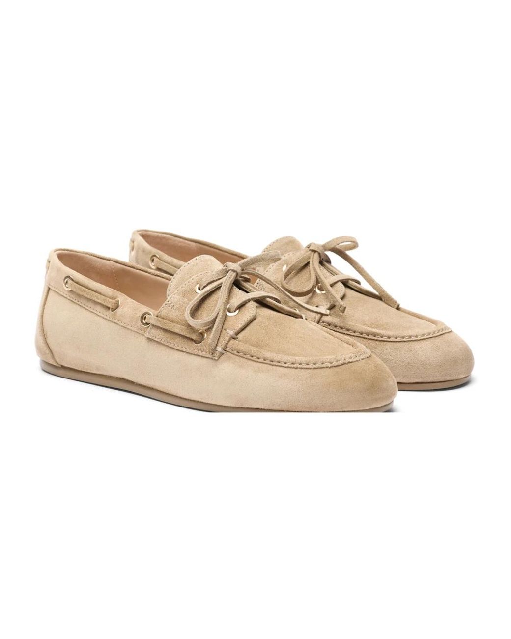Stuart Weitzman Natural Boat Shoes