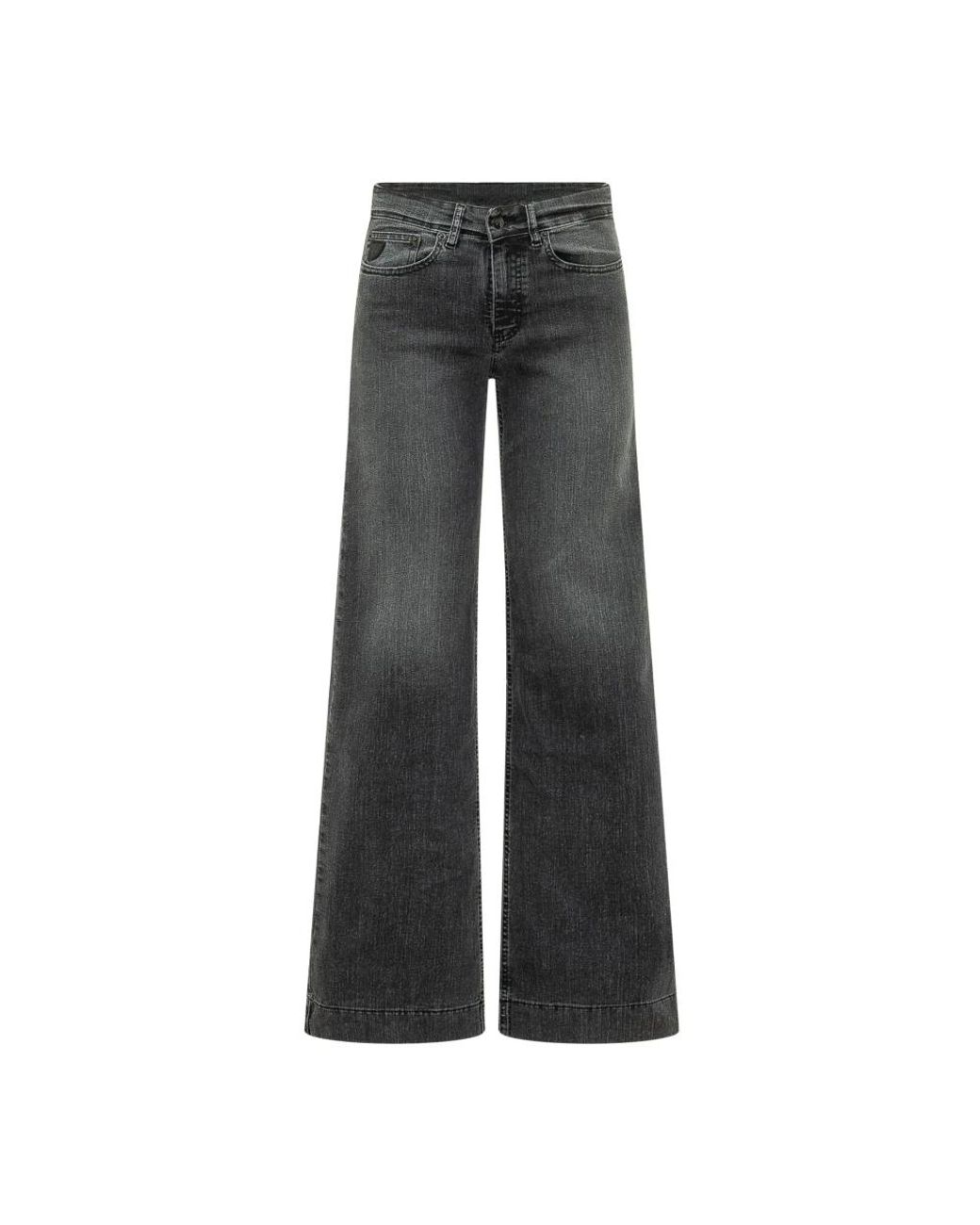 Lois Gray Wide Jeans