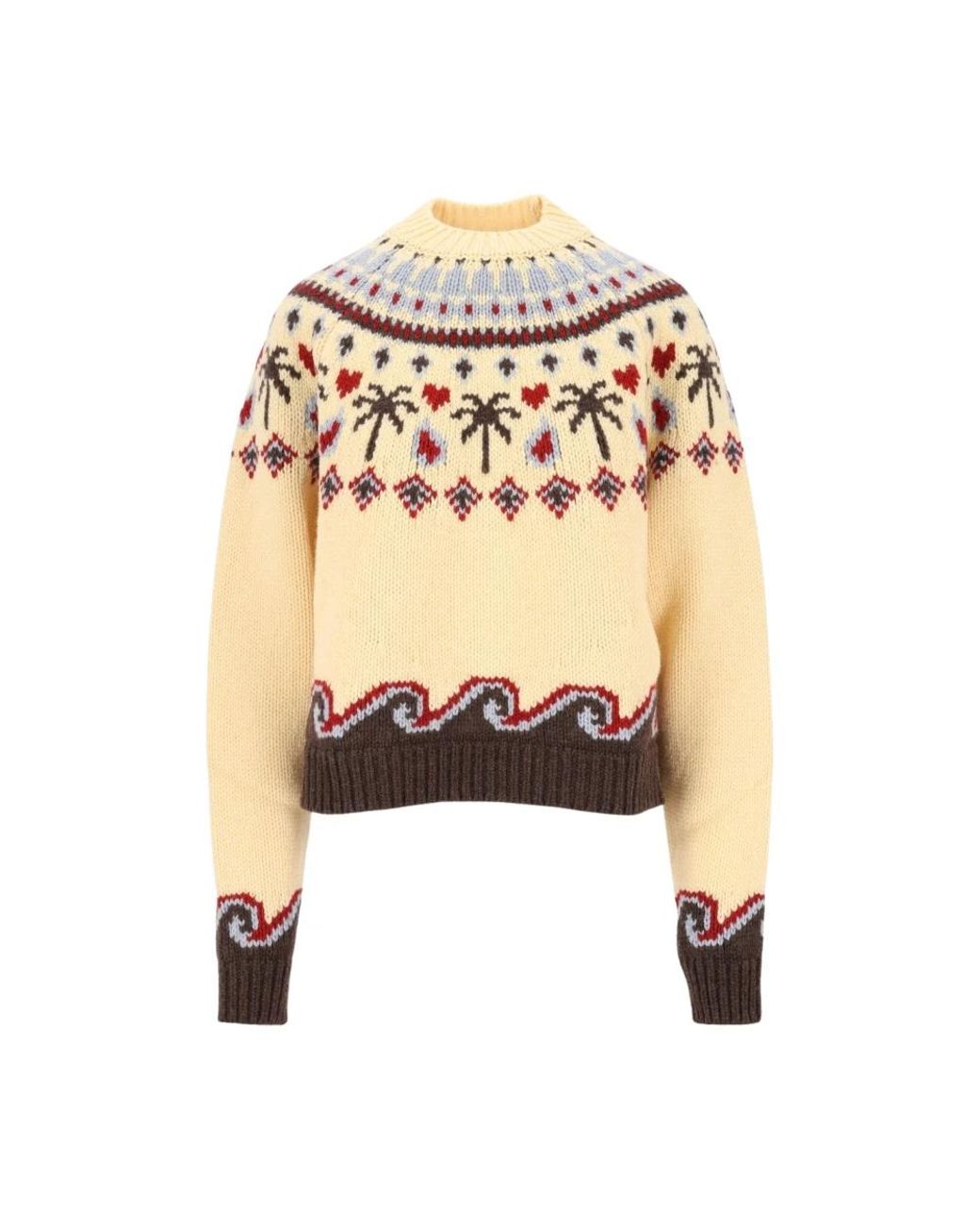 Alanui Sweet Winter Sweater in het Natural