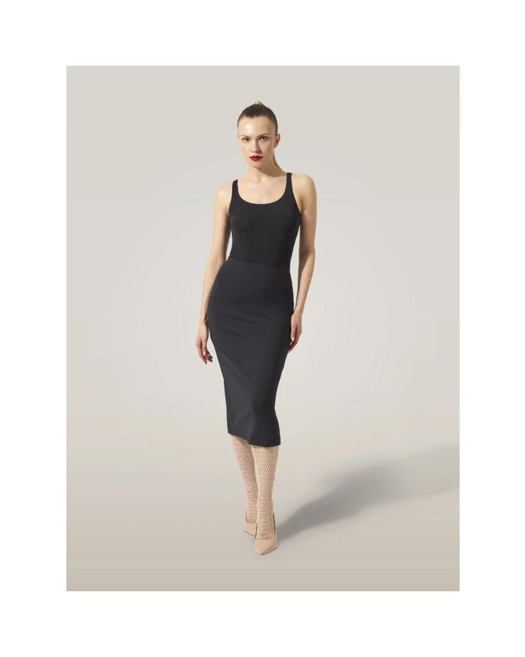 Wolford Black Midi Skirts