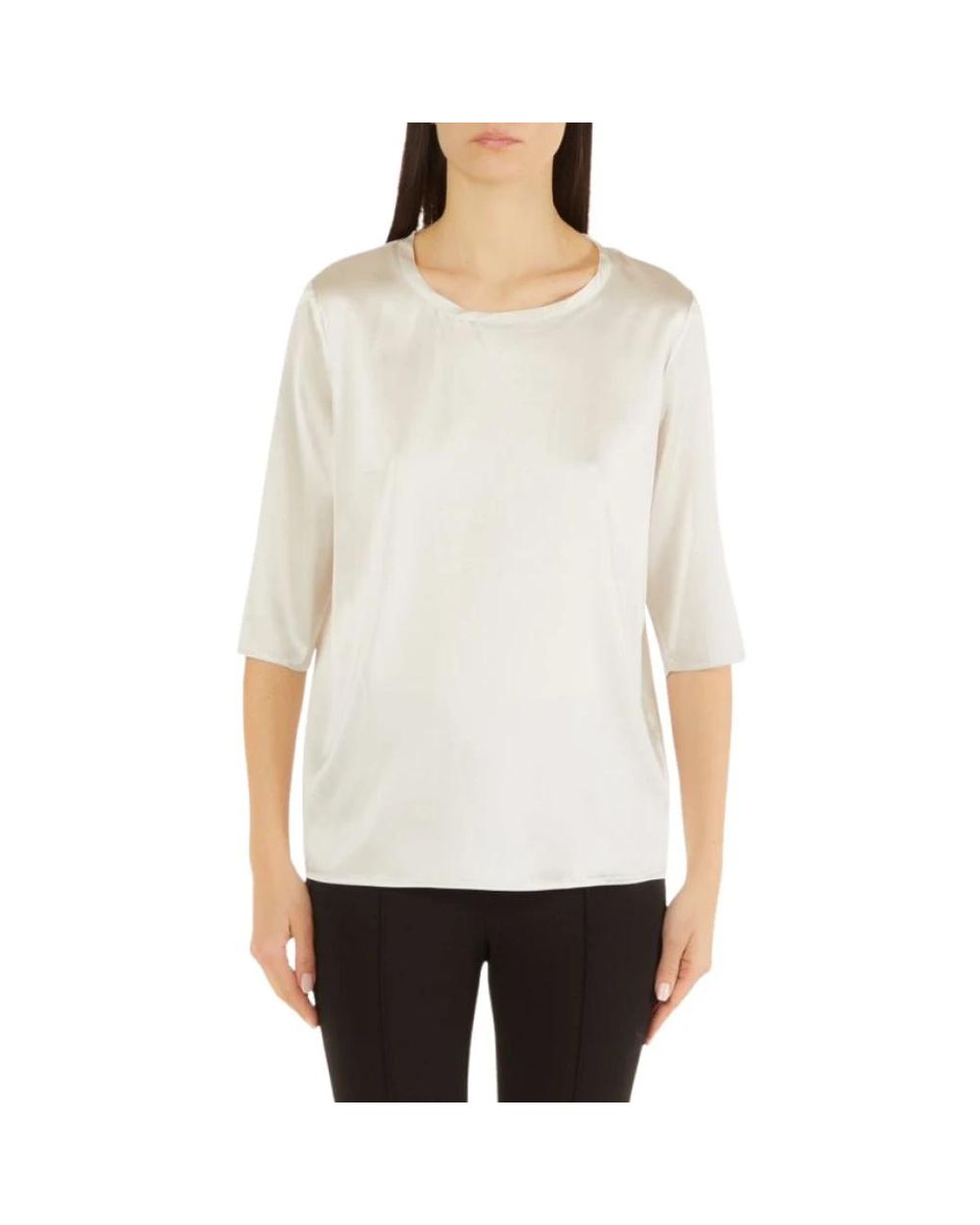 Liu Jo White Long Sleeve T-Shirts