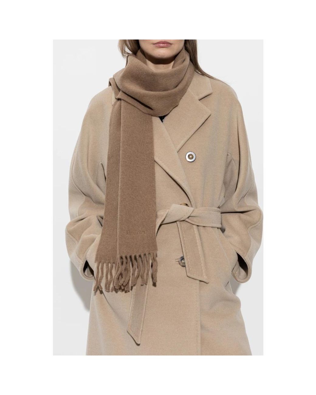 Max Mara Brown Fragore Wollschal
