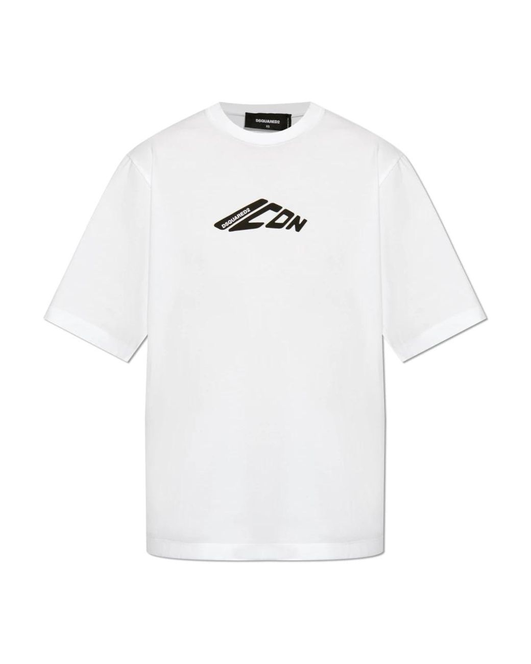 Camiseta Estampada, Mujer, Talla DSquared² de color White