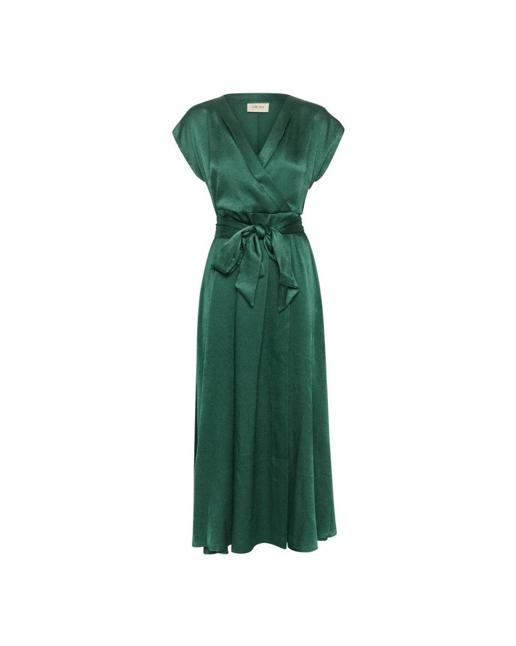 Cream Green Midi Dresses