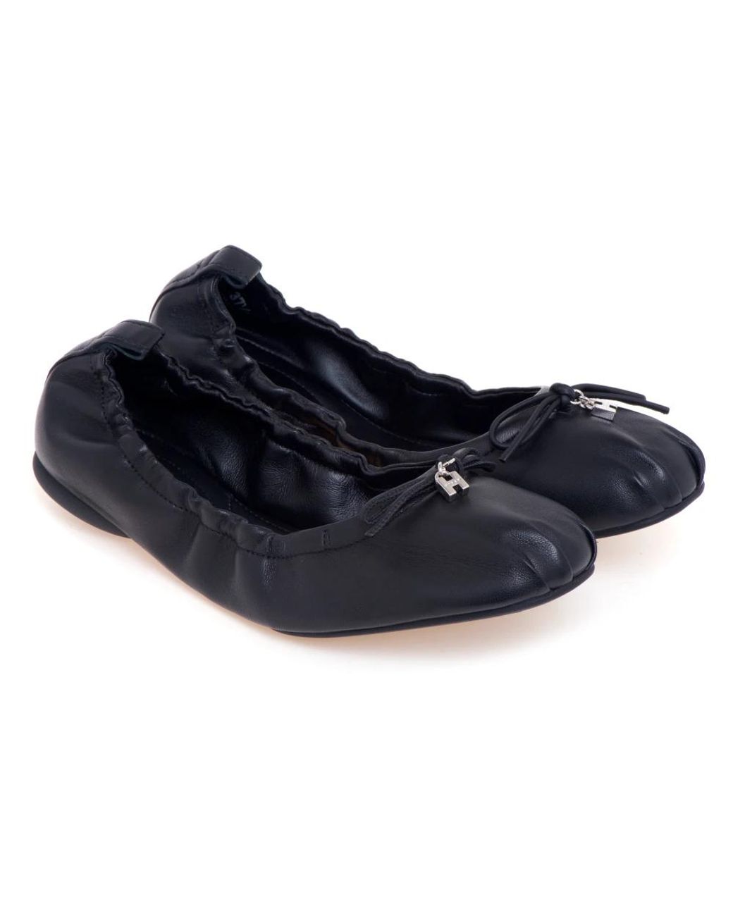 Hogan Blue Ballerina Shoes