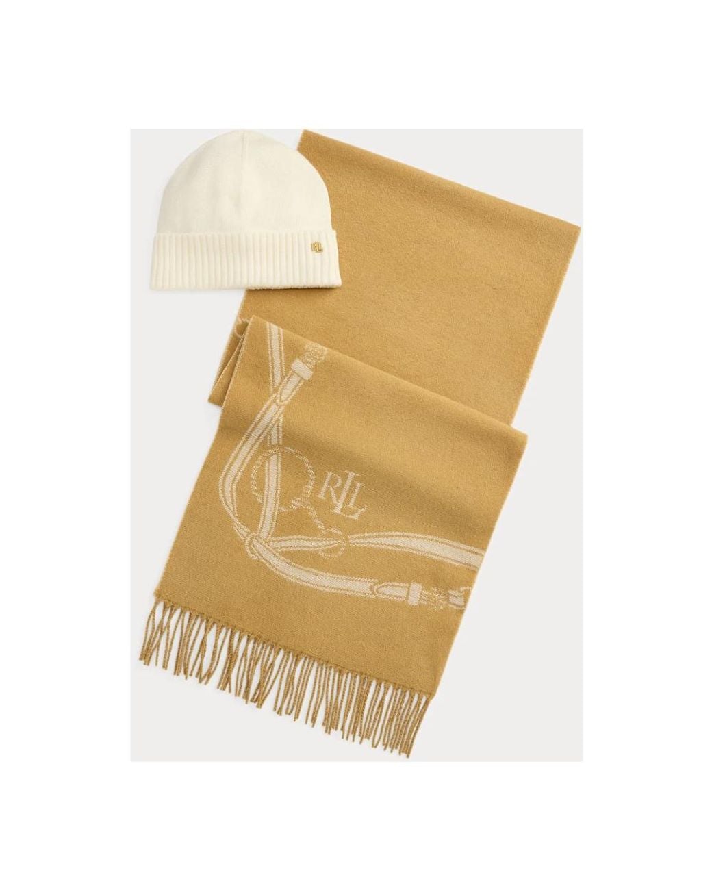 Ralph Lauren Metallic Winter Scarves