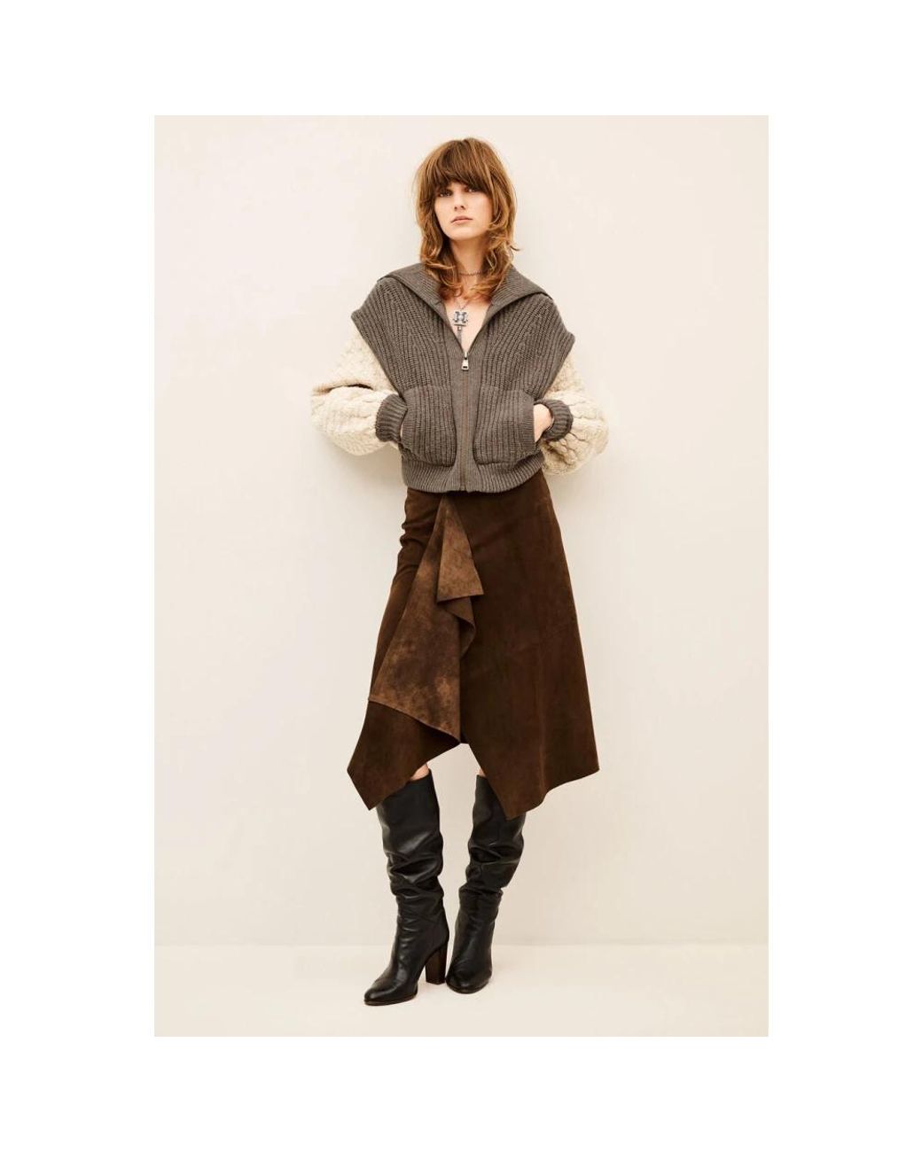 Cardigans Ba&sh de color Brown