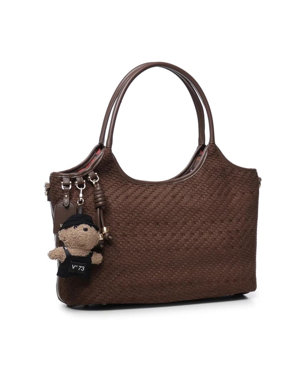Handbags di V73 in Brown