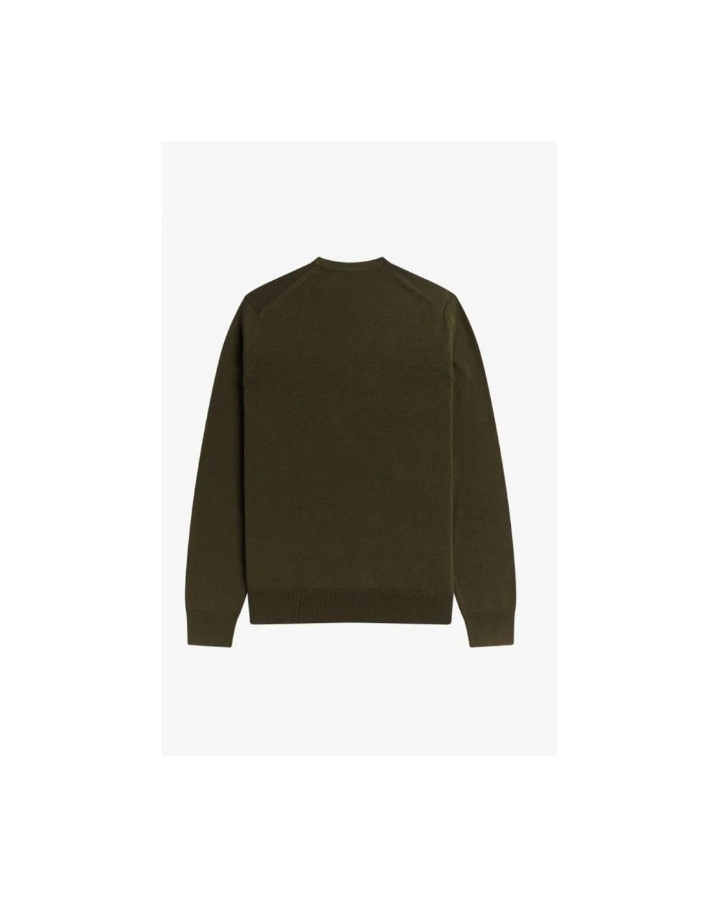 Fred Perry Green Round-Neck Knitwear for men