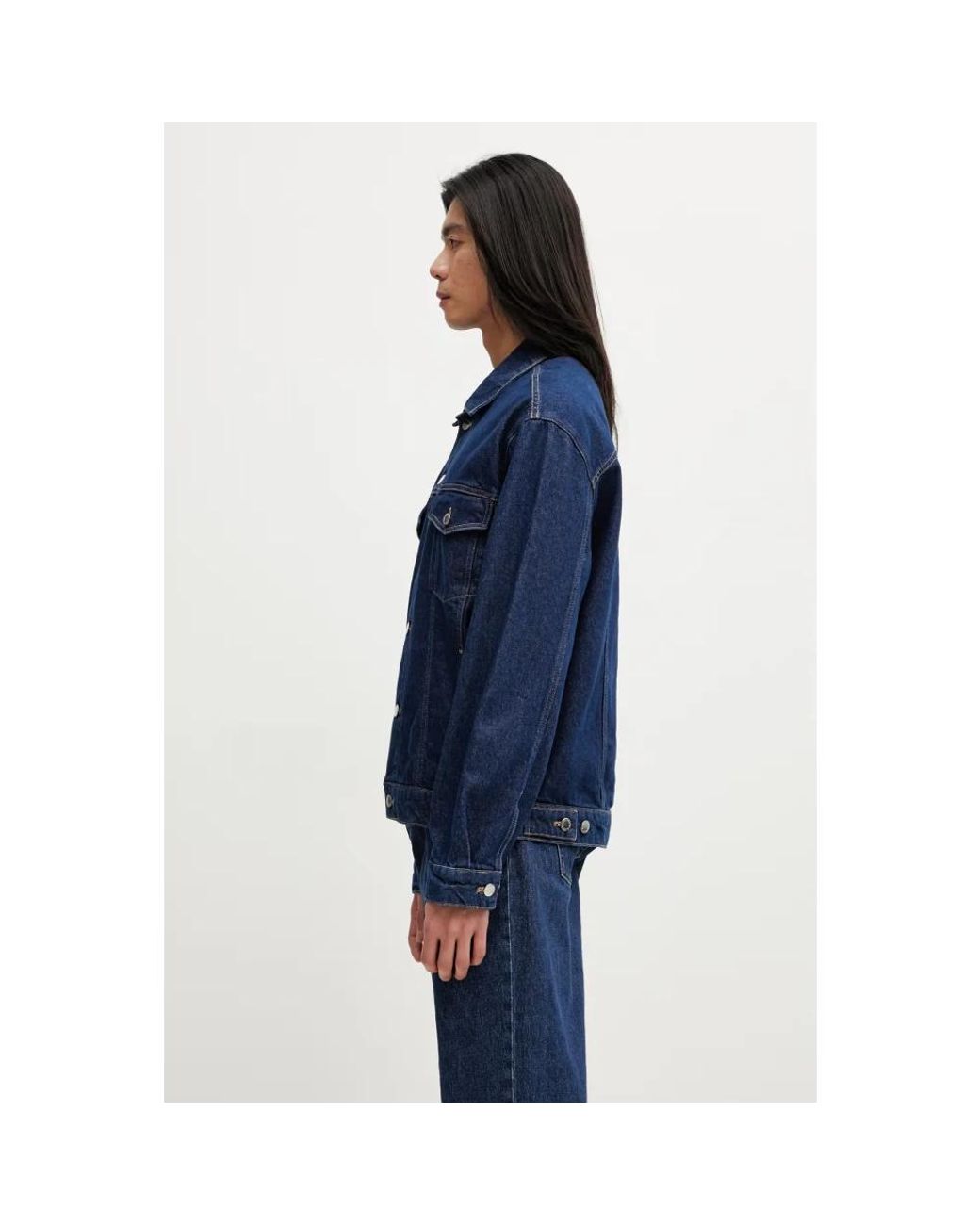 Denim Jackets Maison Kitsuné de hombre de color Blue