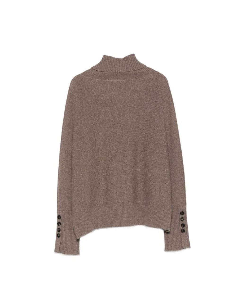 D.exterior Brown Turtlenecks