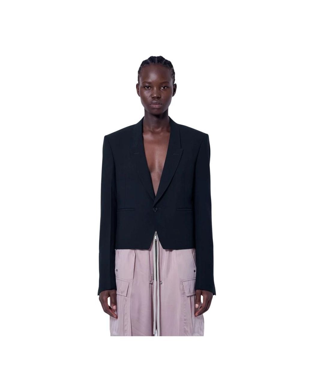 Rick Owens Blue Blazers