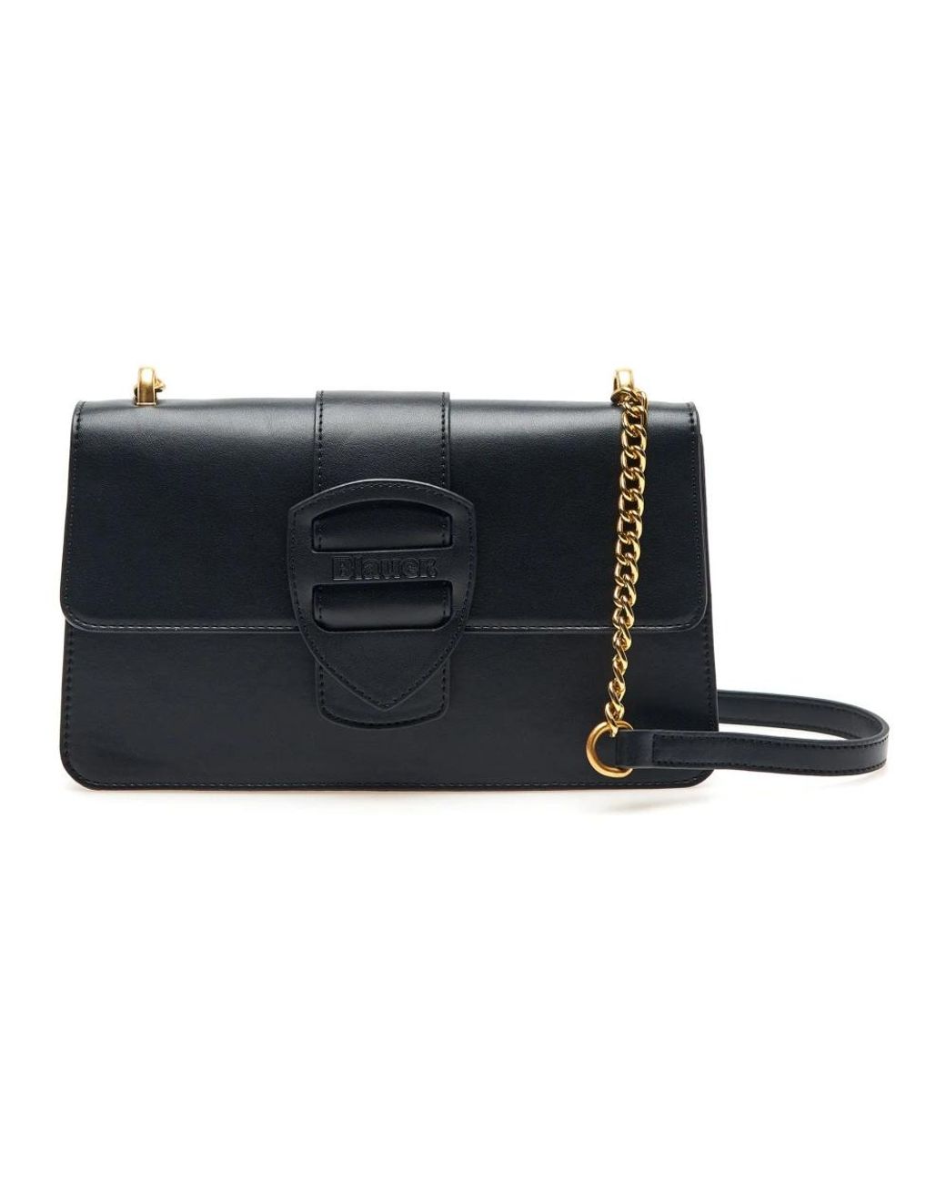Blauer Black Pu Crossbody Bag