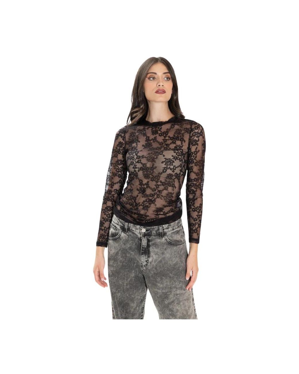 P.A.R.O.S.H. Black Long Sleeve T-Shirts