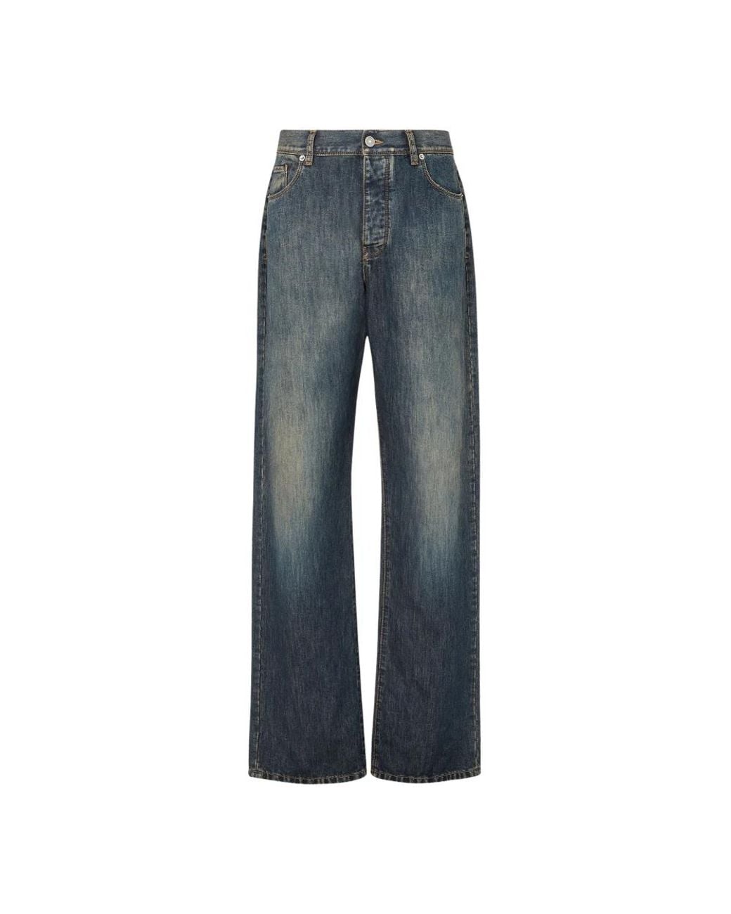 Fendi Blue Straight Fit Jeans